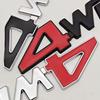 3D Metal Car Letters 4WD Logo Emblem Car Rear Trunk Sticker Fender Side Decals 4WD Badge Auto Accessories