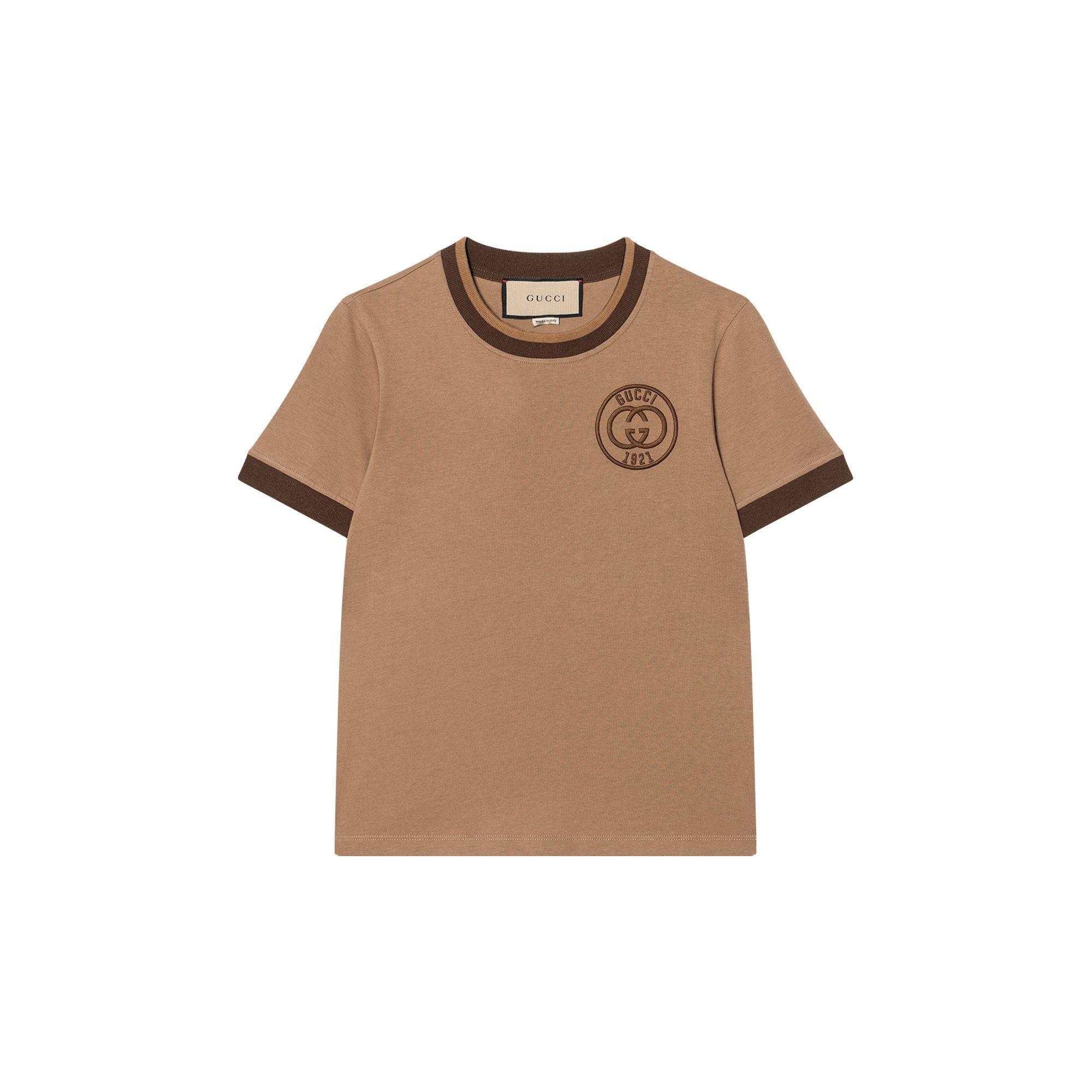 GUCCI T Shirts Women`s Brown Crew