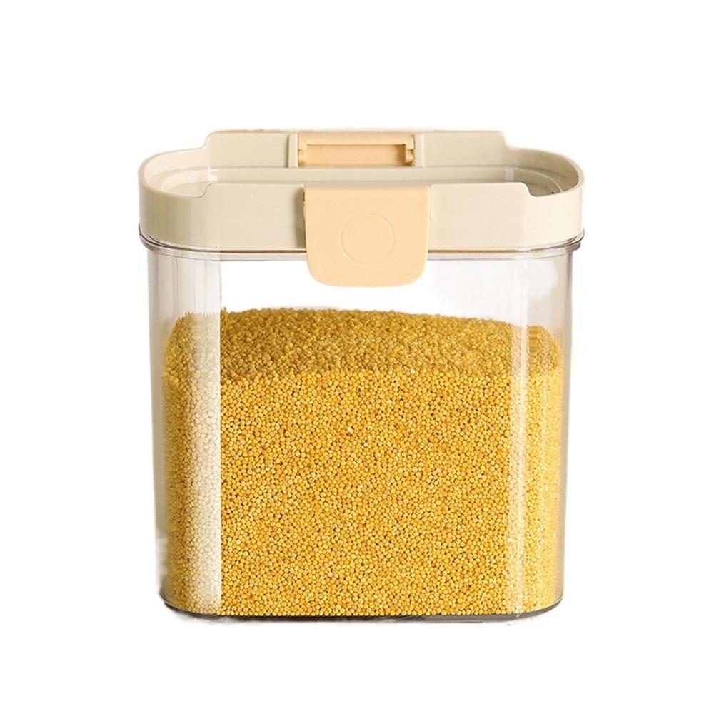 Sealed Grain Storage Box Transparent Cereal Dried Goods Jar Food Storage Box  Kitchen