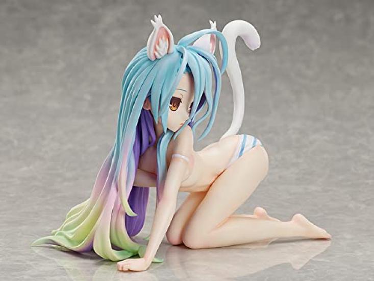 FREEing No Game No Life B Style White Cat Scale PVC Painted Finished Figure Ver. 1/4