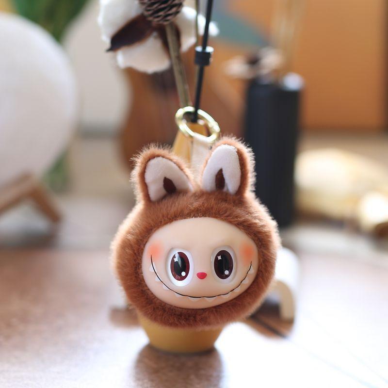 Plush With Keychain Pp Cotton Fill Bag Decor For Children Youth Gift