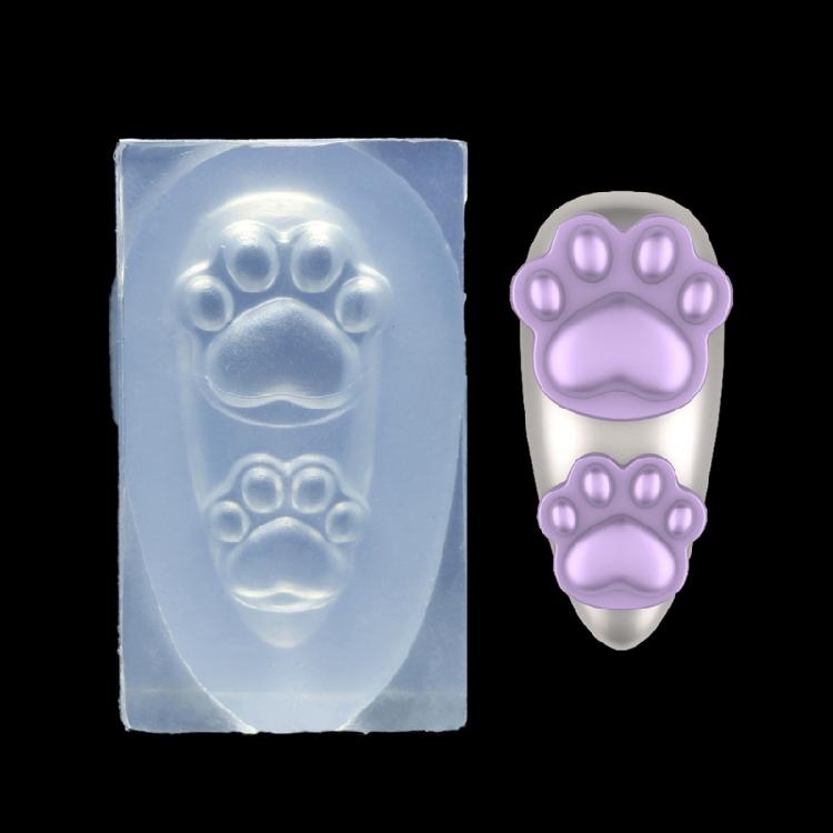 Silicone Nail Art Molds Flower Animal Cloud  Antler Pattern 3d Nail Carving Mold Silicone Nail Carving Mold Enduring