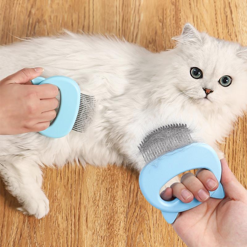 Haustier Massage-Bürste - Entfernt Lose Haare Bei Hunden & Katzen