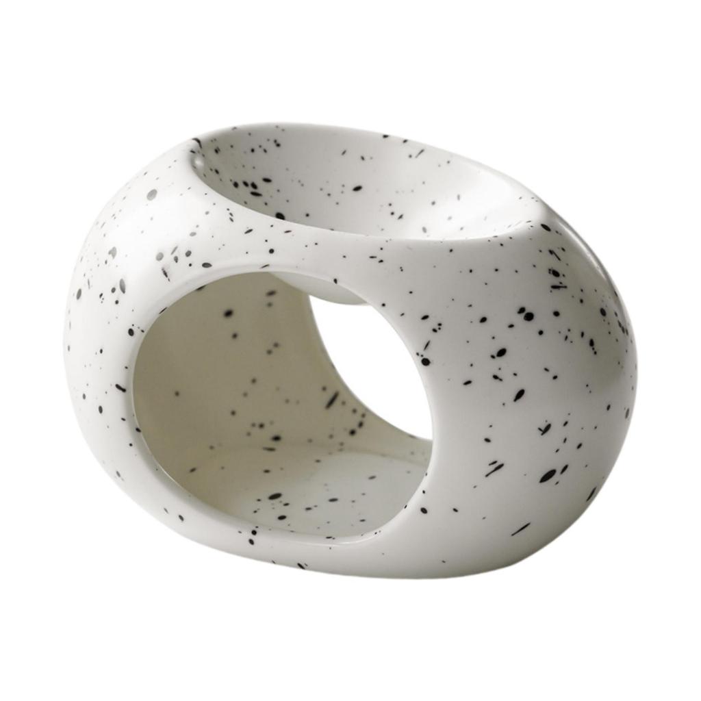 Essential Oil Burner Aroma Melt Warmer Indoor Ceramic Diffuser Tealight Candle Holder for Meditation Valentines Living Room