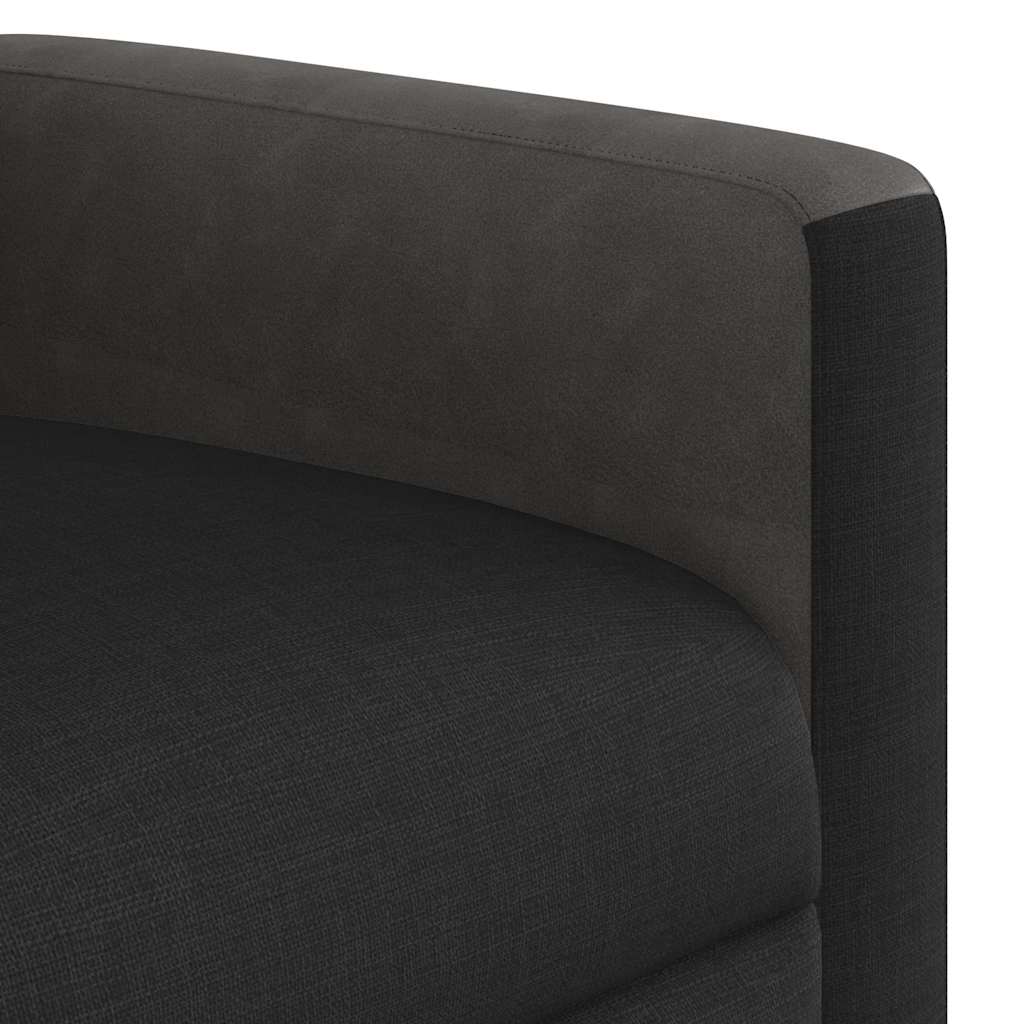 Relax Chair Black Fabric