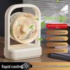 Compact Energy-Saving Low-Noise Desktop Fan for Strong Wind and Portable Air Circulation