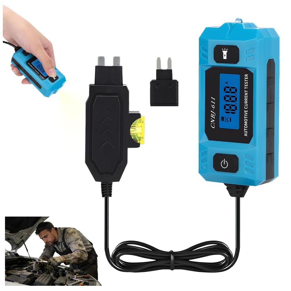 Automotive Circuit Fault Probe Tester, 2026 Upgrade High-Precision 20A 48v Car Circuit Probe Tester with LED Display Front Lighting