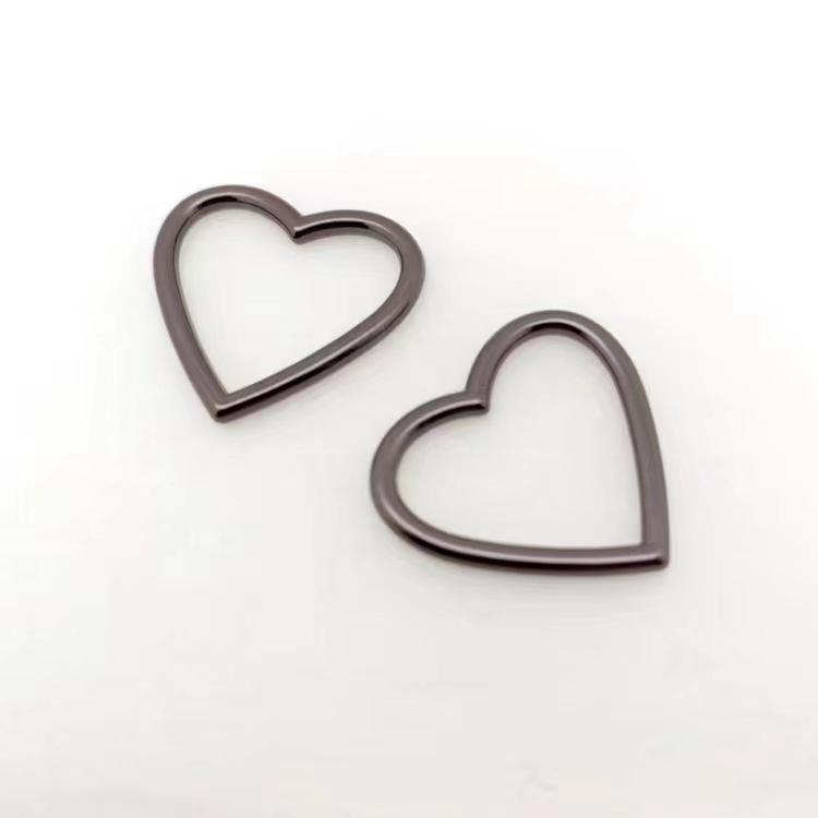 Alloy Heart-Shaped Belt Buckle for Women