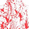 Halloween Fake Blood Apron with Handprints Oil Resistant Costume Party Stage Prop Apron