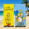 Animation T-The Simpsons Towel Towel Soft Pool Gift For Travel Gym Shower Cool Camping Quick Dry Sports  Large Beach Towel