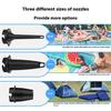 2 in 1 Portable Pump For Camping Equipment Fast Inflation Deflation Builtin Rechargeable Battery 5200mAh