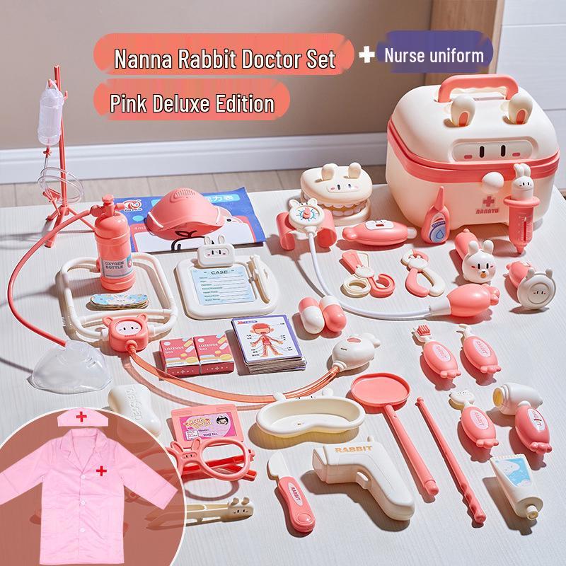 Kids' Doctor Playset: Dental Tools & Stethoscope for Imaginative Role-Play