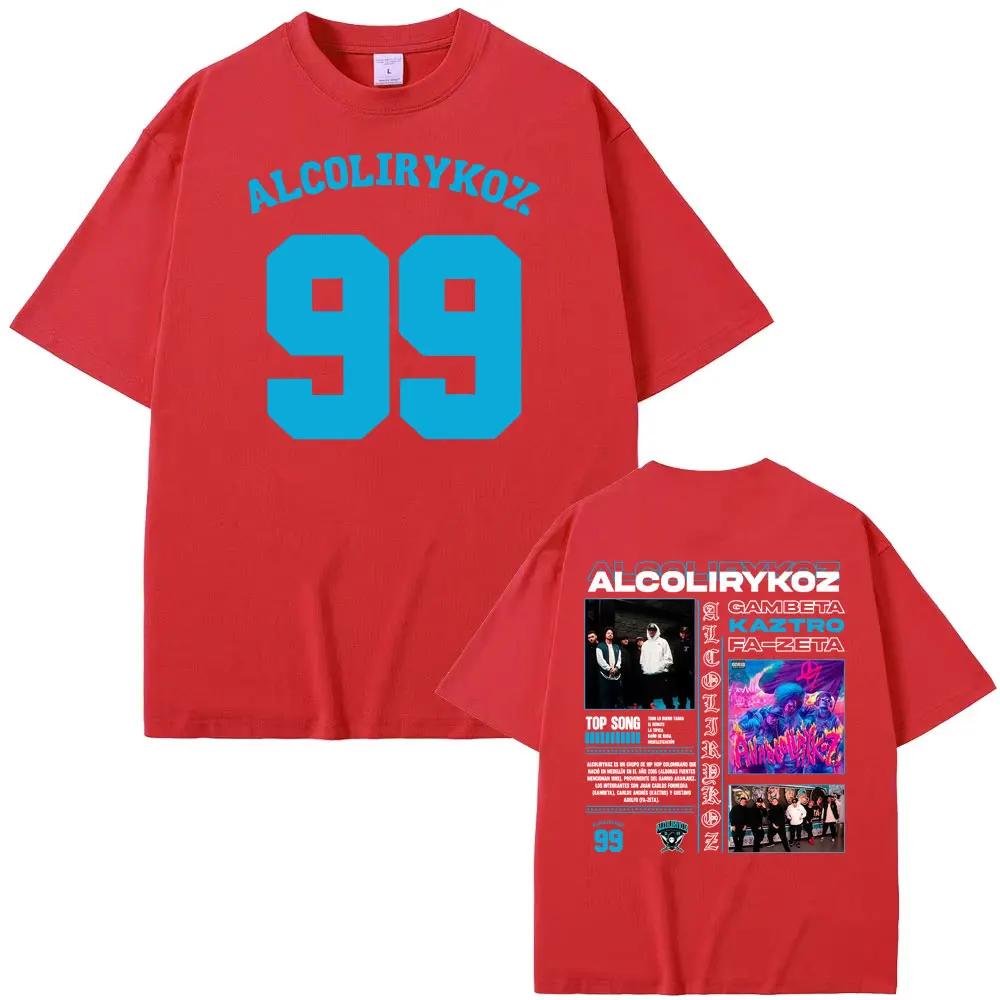 

Rapper Alcolirykoz Aranjuez Album Tour Cover TShirt Men Women Fashion Oversized Classic T-shirts Short Sleeve T Shirt Streetwear 4XL