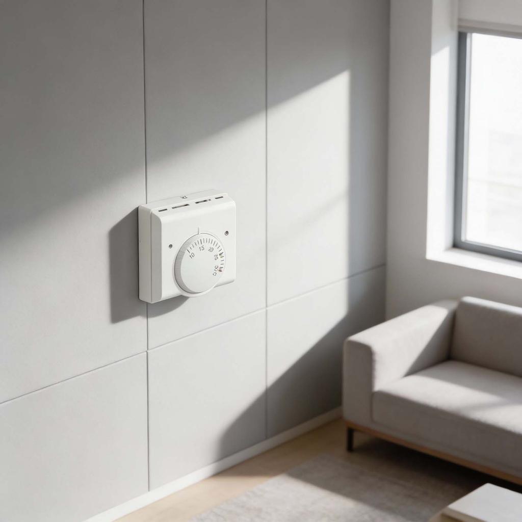 High Quality Practical Brand New Thermostat Temperature Switch White Room 2 Wire 220V AC Temperature Controller