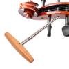 Practical Luthier Repair Tool Violin Peg Hole Reamer for W/ Taper Wood Handle for 3/4 4/4 Violin Making Tool Stainless S