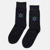 Men's Solid Color Argyle Pattern Socks