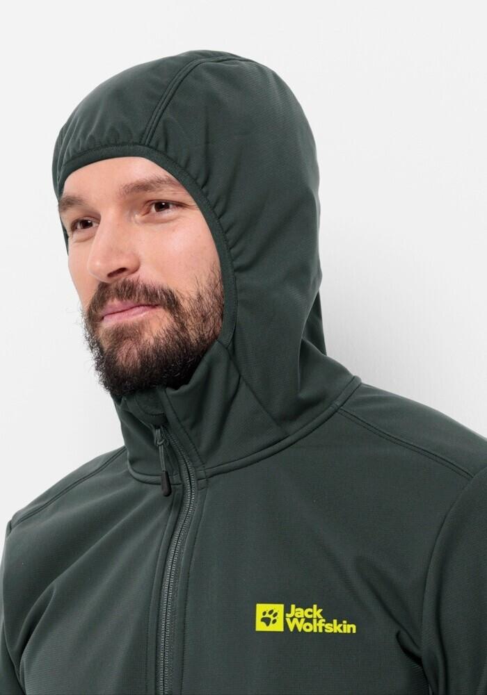 Куртка Jack Wolfskin Bornberg Hoody M черная олива/светлячок
