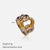 Chenhe Jewelry European and American Accessories Wear Stainless Steel Color Matching Rings Women's Premium Sense Does Not Fade Titanium Steel Rings