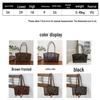 Large Capacity Retro Tote Bag - Women's 2025 Spring/Autumn Fashion Commuter Handbag