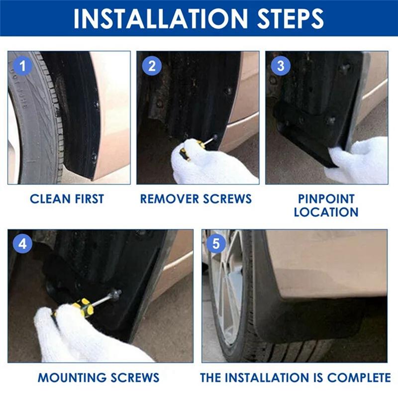 4 BUCĂȚI Apărători de Noroi Auto Flaps de Noroi Apărătoare Anti-Stropi de Noroi Pentru Suzuki Vitara 2016- Accesorii Auto-A87Q