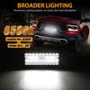 2Pcs 7'' Led Work Light Bar 800W Spot Flood Beams Combo For Car Tractor Boat Offroad Truck Suv Atv Car Repairing Lights