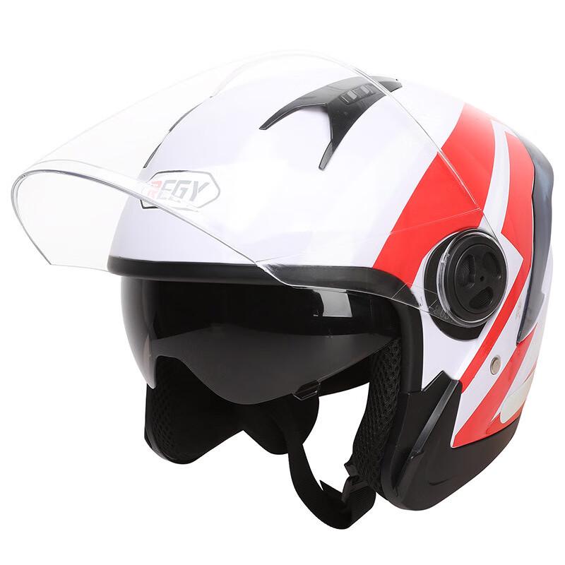 Lishi 501 Double Lens Electric Motorcycle Helmet One Size