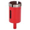 Hole Saw Drill Tool Diamond Red High Speed Steel Wave Tooth Saw Bit 38mm for Marble