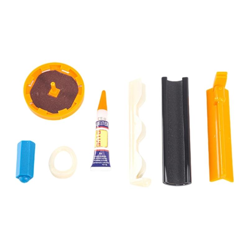 Billiard Pool Cue Repair Set Plastic Pool Repair and Replacement Clamp Tool Billiard Cue Tips Burnisher Maintenance Tool 1