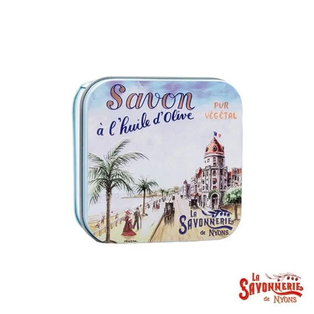 La Savonnerie De Nyon Tin Case Soap 100g Lavender Scent