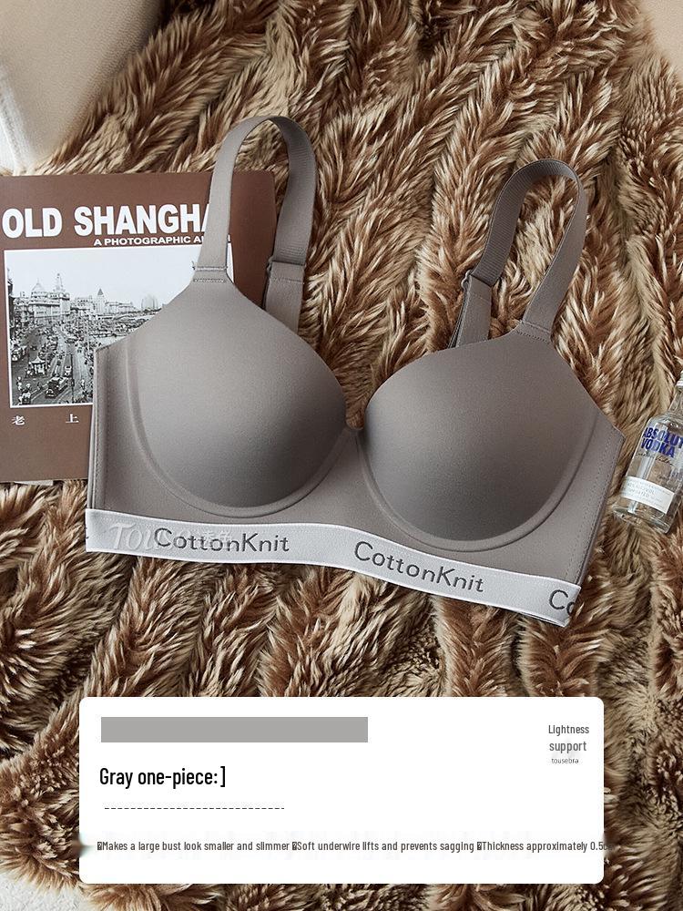 

Seamless Plus Size Sports Bra: Minimize Bust, Reduce Bulge, Prevent Sagging, Shockproof, Summer Thin Style 34/75D