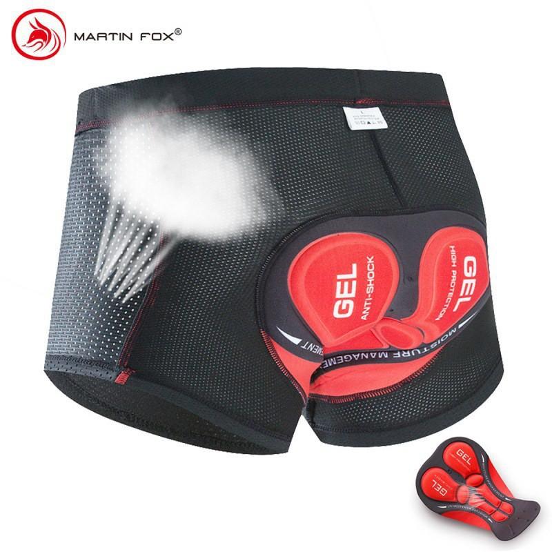 Pantaloncini da Ciclismo Uomo Donna Con Imbottitura in Gel Camoscio Traspiranti Assorbi Umidità Biancheria Intima da Bici Strada Montagna