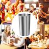 Kids Stainless Steel Cup 6 Pieces Water Cups Unbreakable Stackable Tumbler 600ml Drinking Glasses For Kids Adults Hydration