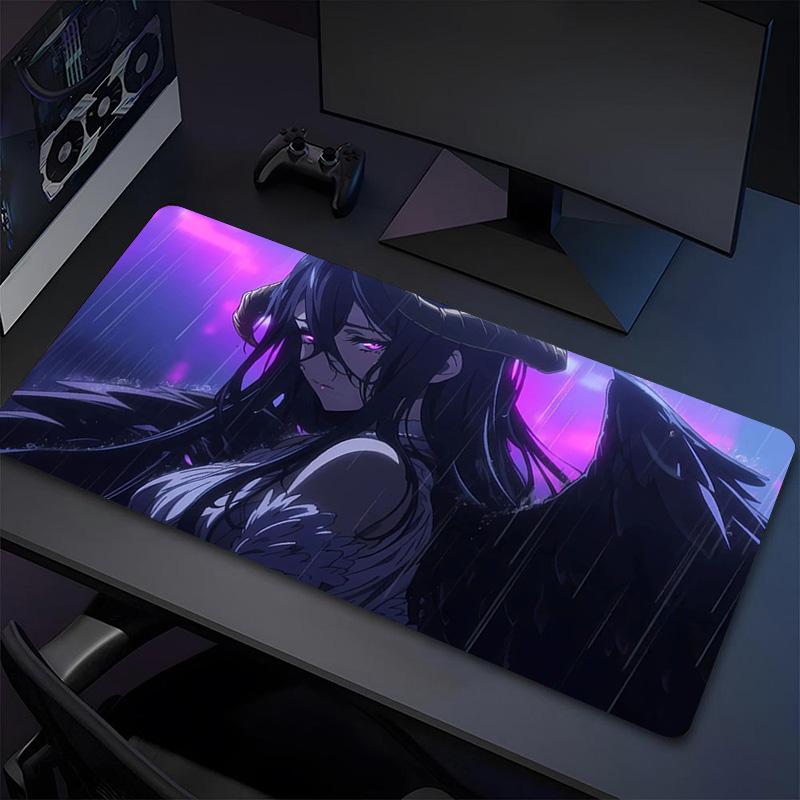 Dark Rain Xl Gaming Mouse Pad Nonslip Rubber Base Stitched Edge Waterproof Desk Mat For Pc Laptop Gamer Office Computer Accessories C929331