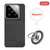 For Xiaomi 17 Carbon Case 600D 1500D Kevlar Aramid Fiber Fabric Ultra Thin Hard Cover Magnetic Black Slim Light Red