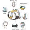 Breathable Dog Harness Reflective Dog Vest Harness Cute Pet Chest Straps  Schnauzer