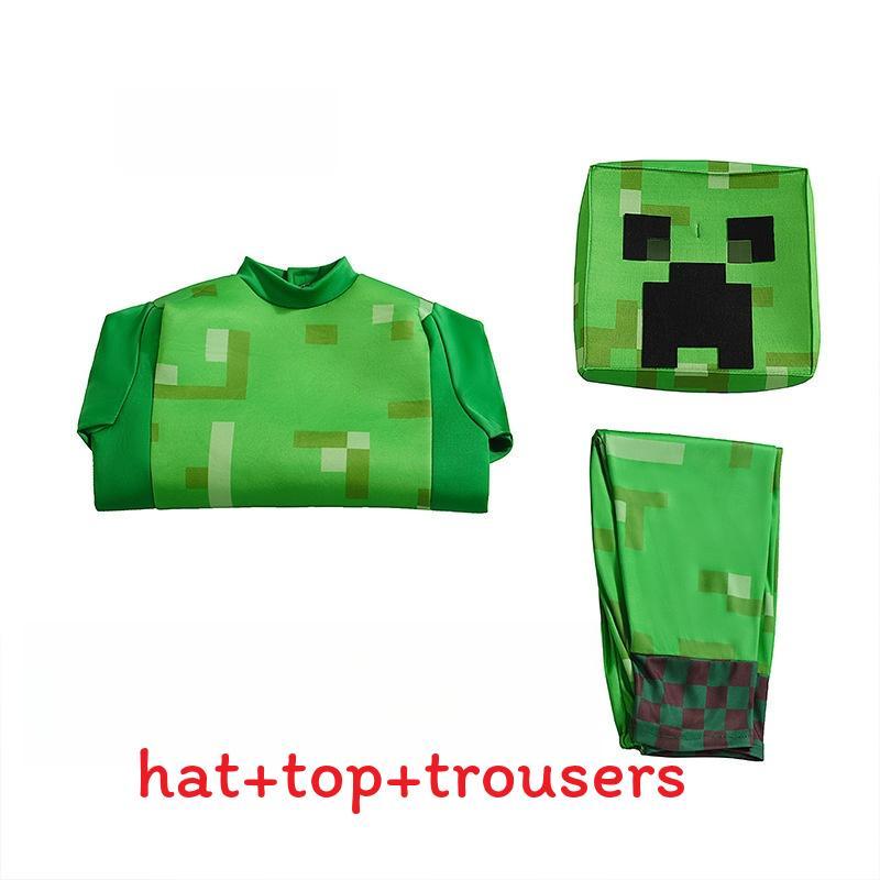 Minecraft Diamond Armor Cosplay Costume With Polyester Material For Game Anime Role Play