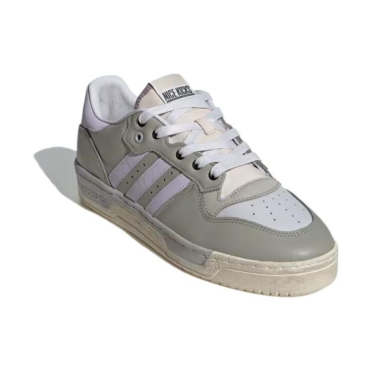 Nice Kicks X Adidas Rivalry Low Dash Grey Unisex Sneakers Grey-Two Cream-White IH2597