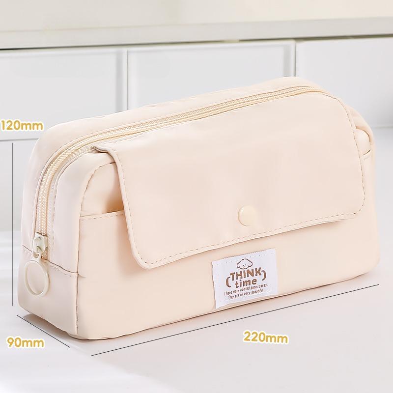 1 kus Minimalistické pouzdro na tužky pro studenty Kreativní design Série jednobarevných Pouzdro na tužky Velká kapacita Papírnictví Školní taška