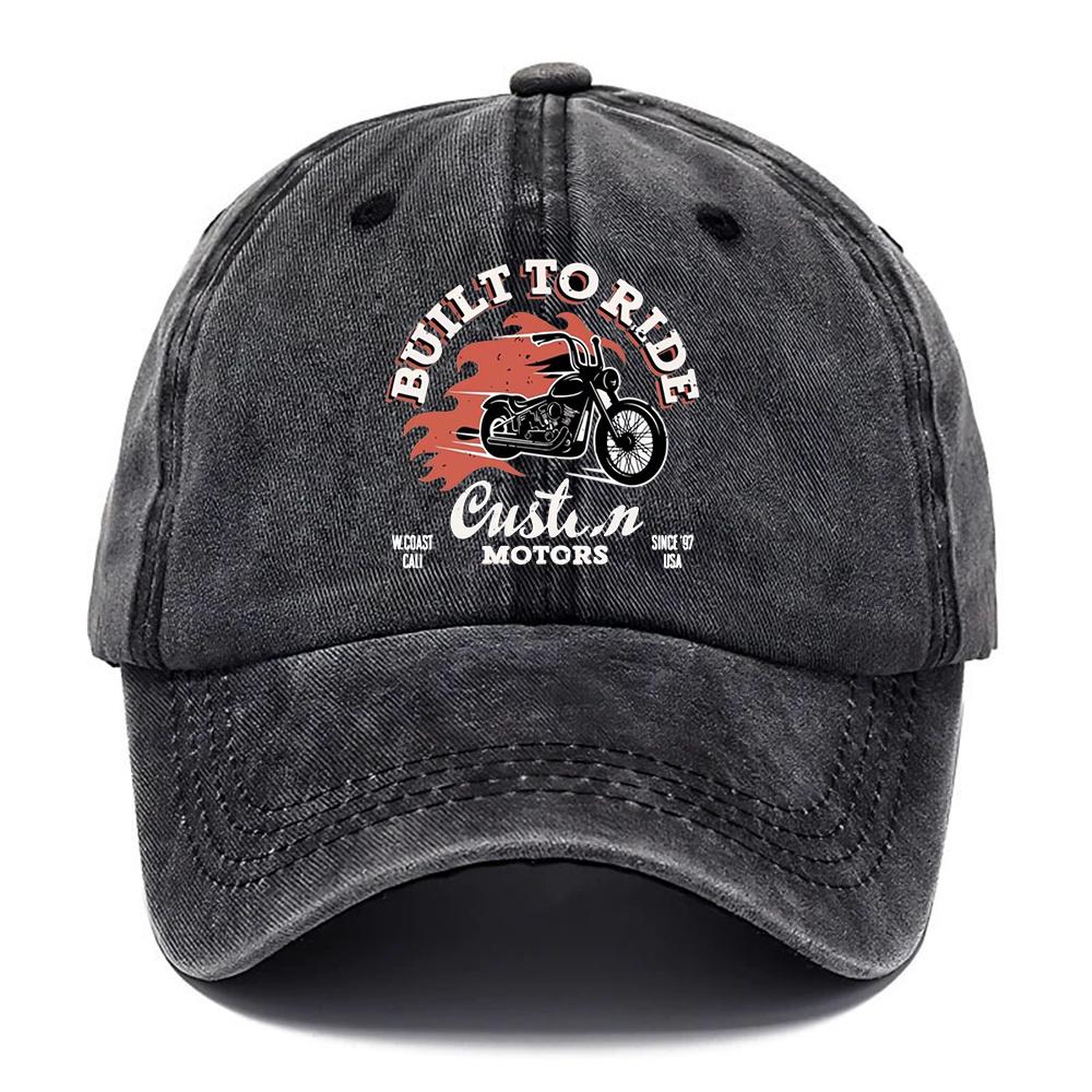 Pc Retro Motorcycle Hat Beach Hats for Women Outdoor Style Hats for Men Breathable Caps Lightweight And Breathable Outdoor