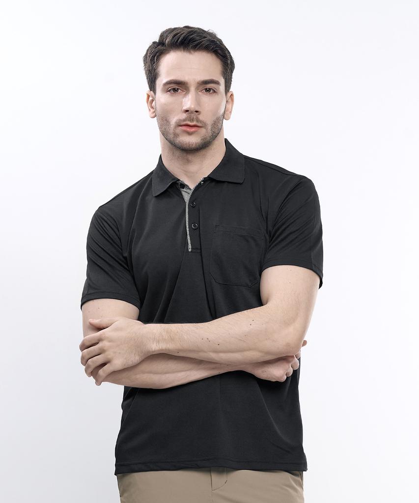 EXTRASPORTY Lighthearted Step Men'S Pk Short Sleeve Collared T-Shirt 6 Colors (Type A)