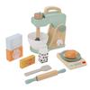 Holzmixer Spielset Backmixer Spielzeug Spielküchenzubehör für Kleinkinder Rollenspiel