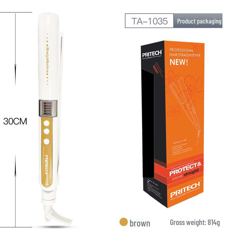 Pritech Ceramic Dual-Use Hair Straightener & Air Bangs Curler