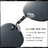 New Fashion Rimless Trim Men's Sunglasses Outdoor Cycling Driving Sunscreen UV Sunglasses.