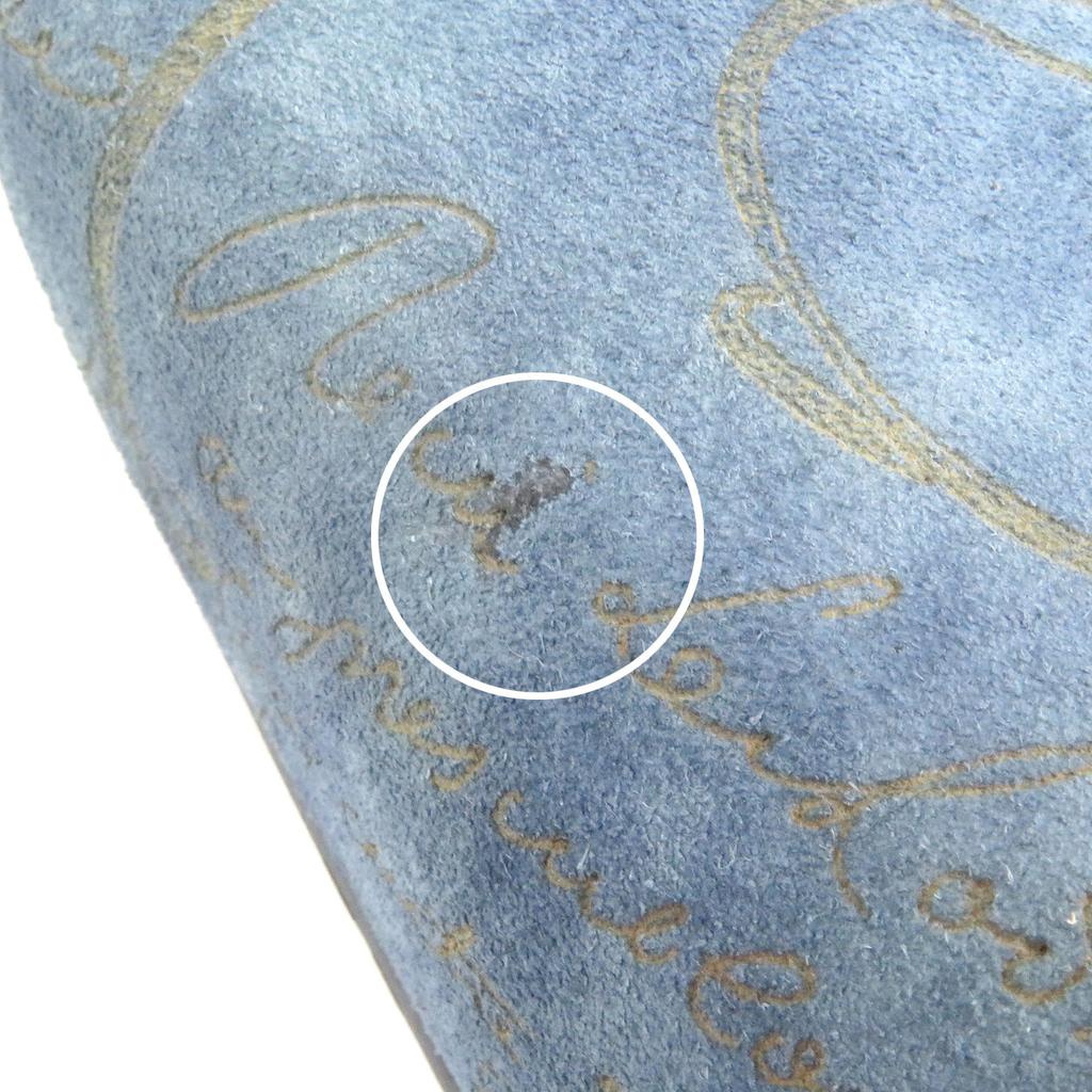 Berluti Sandals Calligraphy Scritto Mule blue Suede leather mens 9 Used