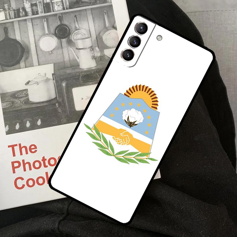 Argentina Flag Phone Case For Samsung Galaxy S23 S22 S24 Ultra S20 S21 S24 FE S9 S10 Plus Note 10 20 Ultra