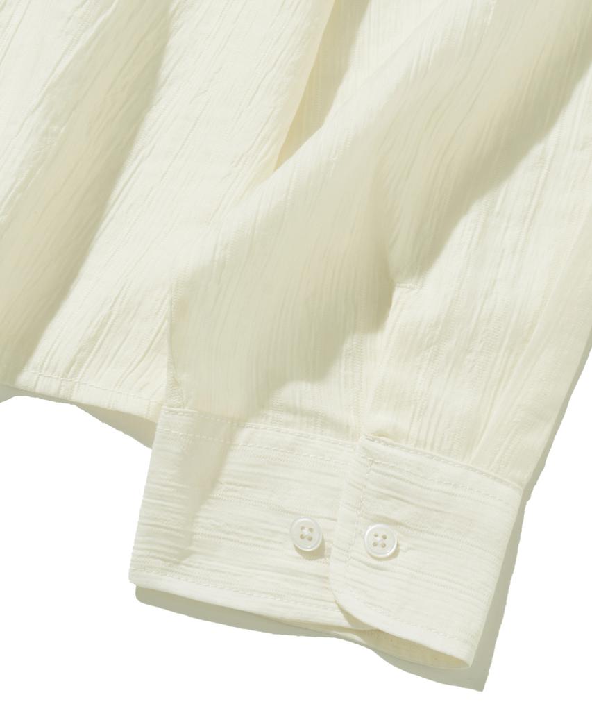 FILLUMINATE (W) See-Through Loose Fit Shirt - Ivory