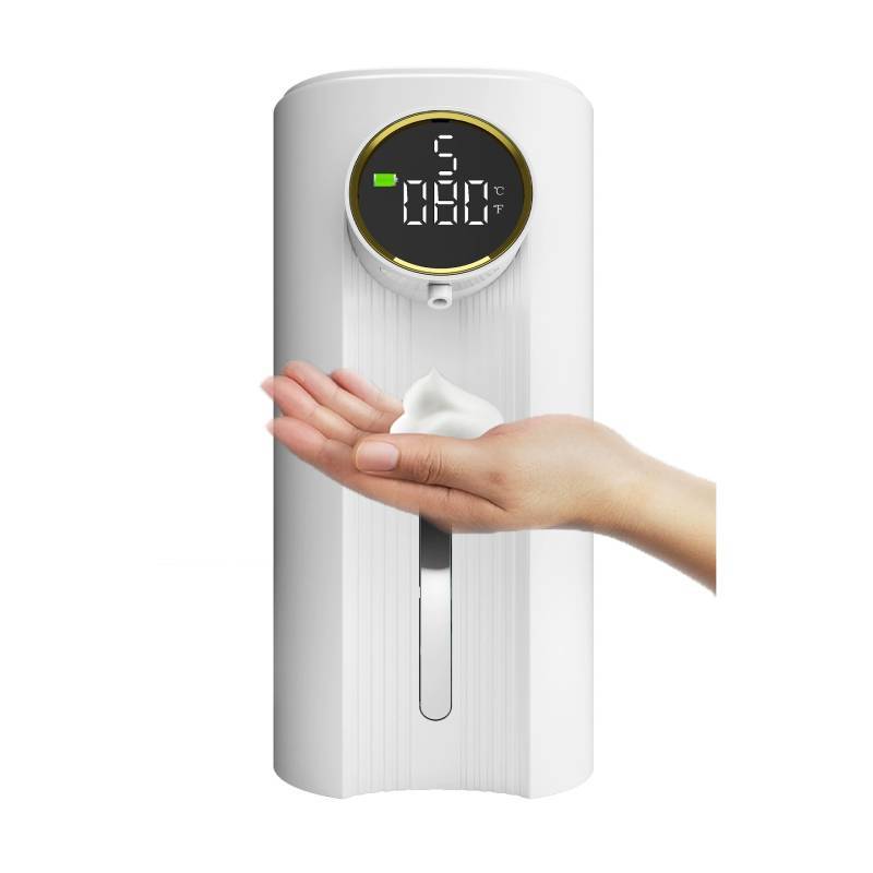 Touchless Desk Soap Dispenser With Foam And Gel Options For Home Office Hygiene
