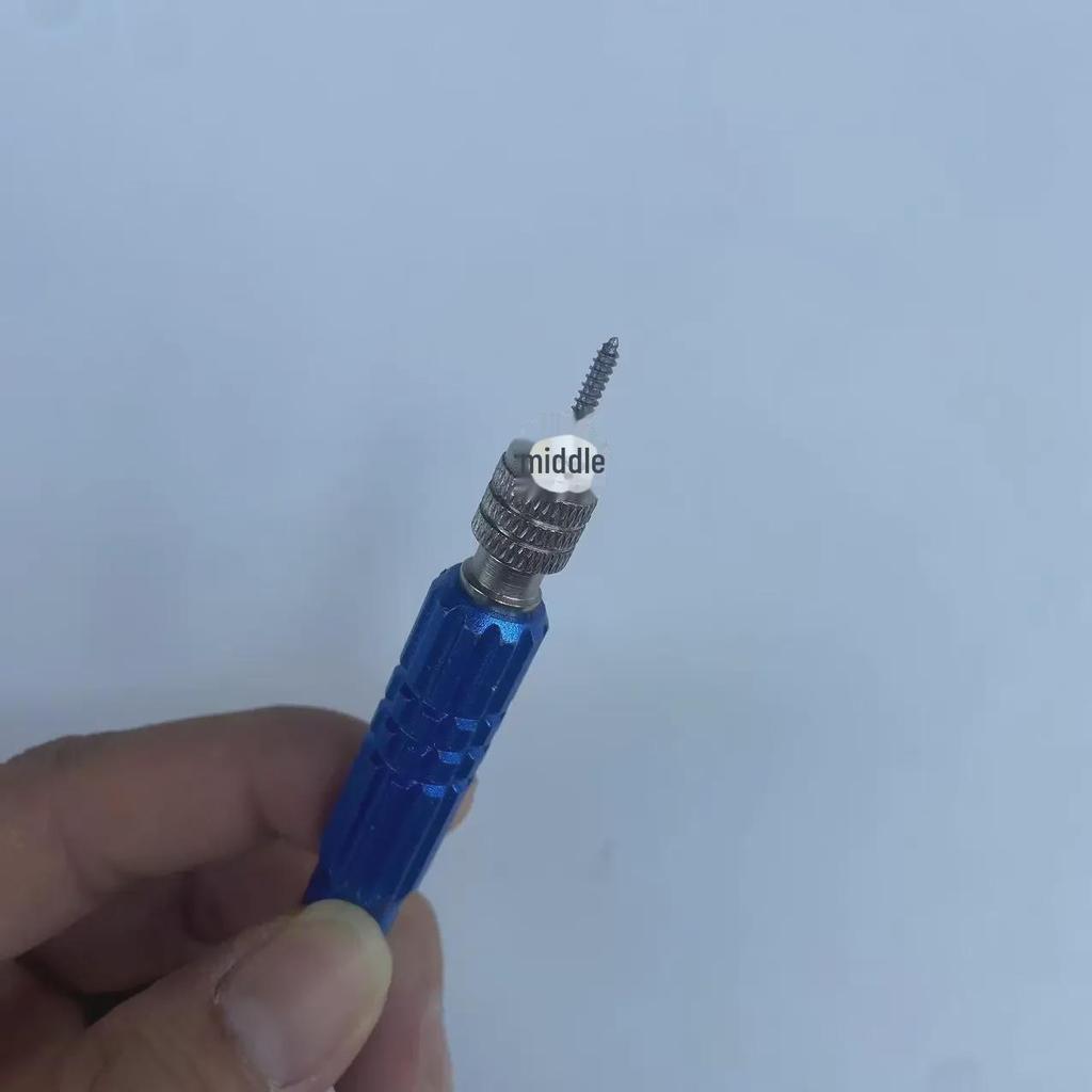 Durable Blue Badminton Racket Rubber Edge Protector and Nail Puller Tool.