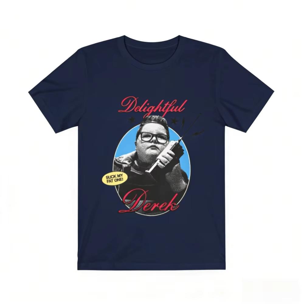 TV drama Stranger Delightful Derek Turnbow graphics 100Cotton Tshirt unisex Vintage Fashion Short Sleeve Mens shirt Streetwear