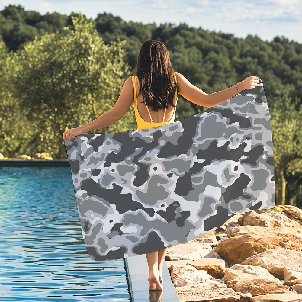 Camo Credit Decorative Towel Quick Drying Beach Towels Are Suitable For Swimming Pools Camping Yoga And The Gym